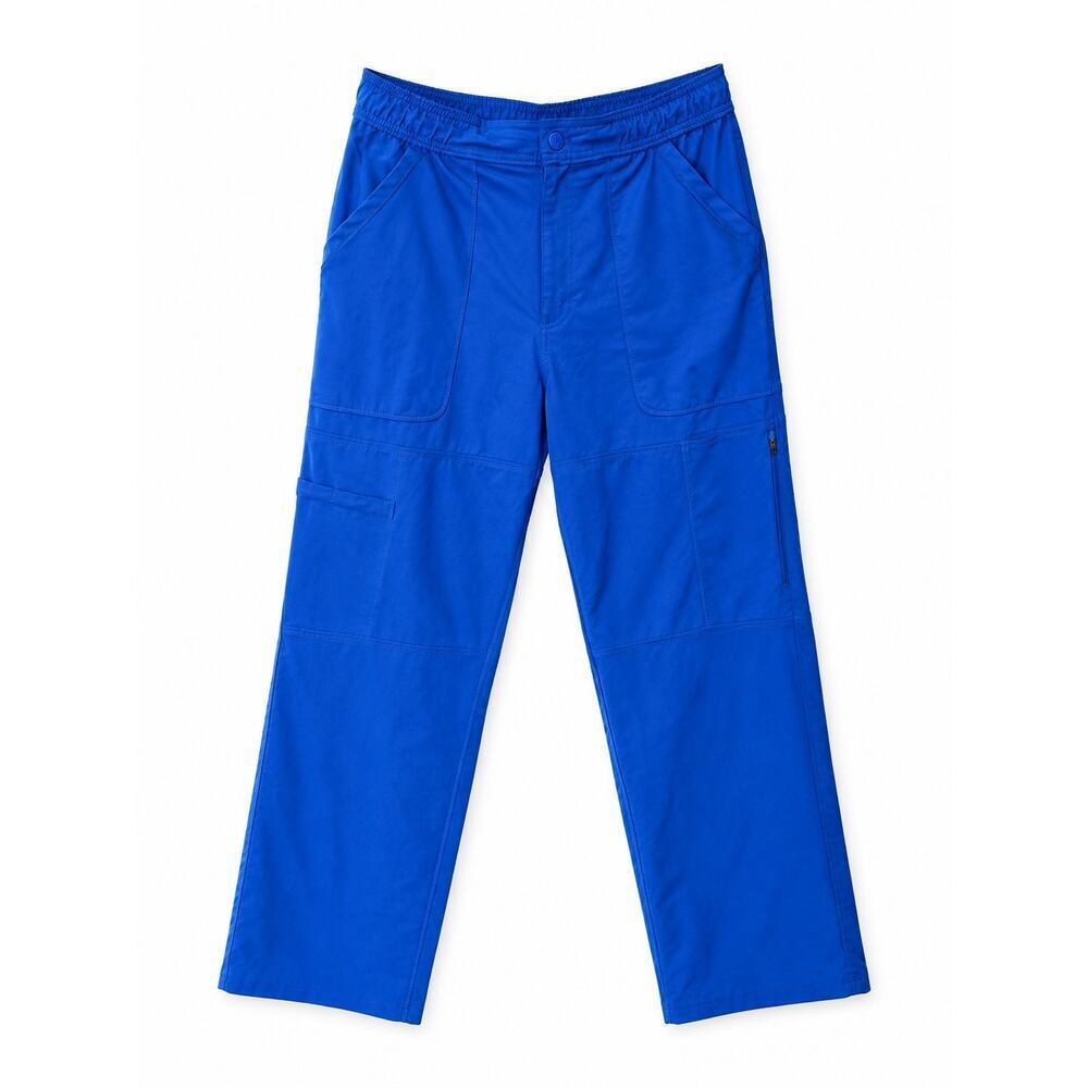 Dickies Women’s Royal Blue Cargo Utility Scrub Pants Medium Stretch Workwear